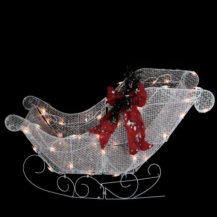 Outdoor Sleigh Christmas Decoration Ideas