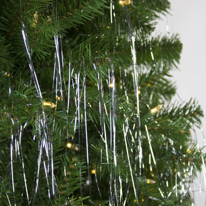 Christmas tree tinsel decoration