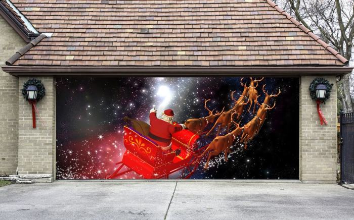 Christmas Decoration for Garage Door A Festive Transformation